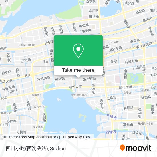 四川小吃(西沈浒路) map