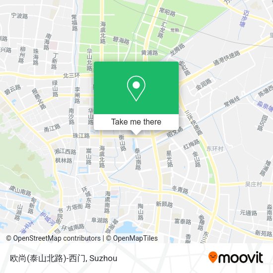 欧尚(泰山北路)-西门 map