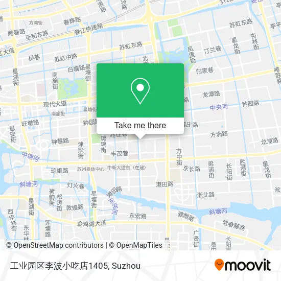 工业园区李波小吃店1405 map