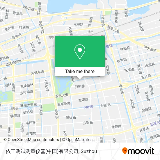 依工测试测量仪器(中国)有限公司 map