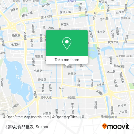 召輝副食品批发 map