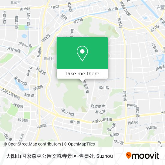 大阳山国家森林公园文殊寺景区-售票处 map