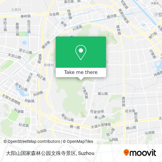 大阳山国家森林公园文殊寺景区 map