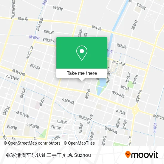 张家港淘车乐认证二手车卖场 map