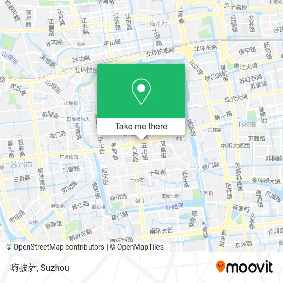 嗨披萨 map