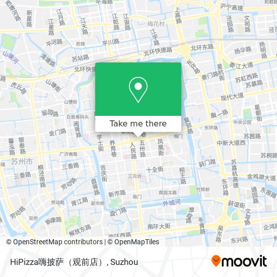 HiPizza嗨披萨（观前店） map