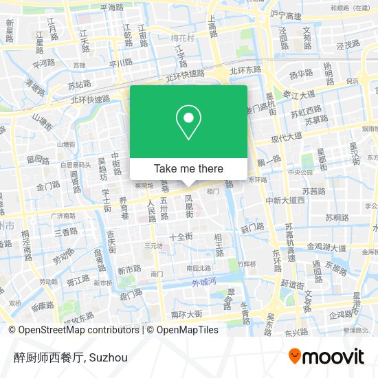 醉厨师西餐厅 map