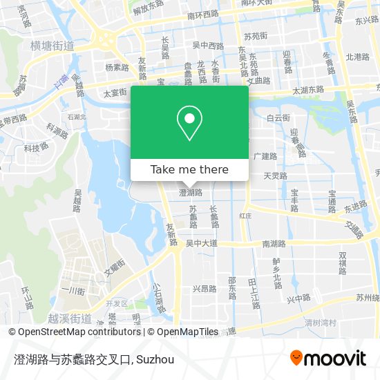 澄湖路与苏蠡路交叉口 map