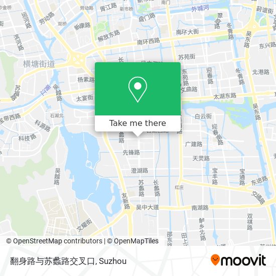 翻身路与苏蠡路交叉口 map