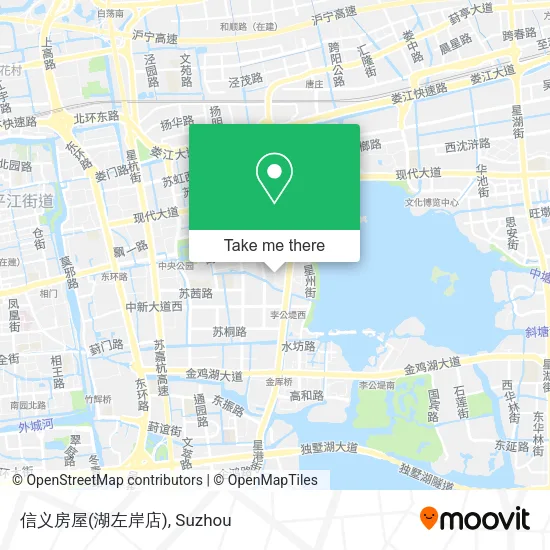 信义房屋(湖左岸店) map