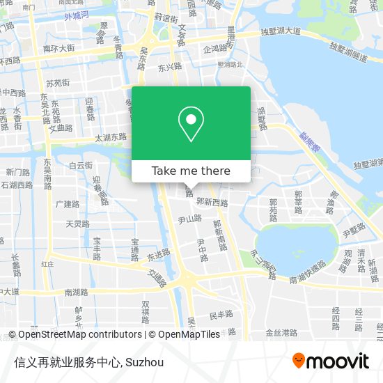 信义再就业服务中心 map