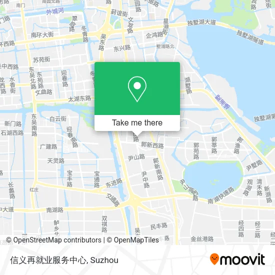 信义再就业服务中心 map