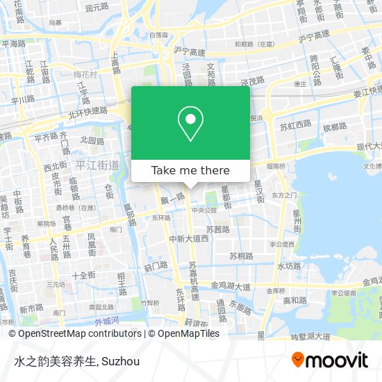 水之韵美容养生 map