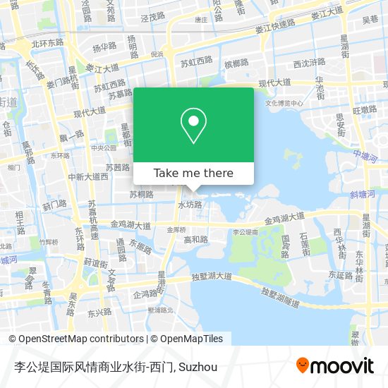 李公堤国际风情商业水街-西门 map