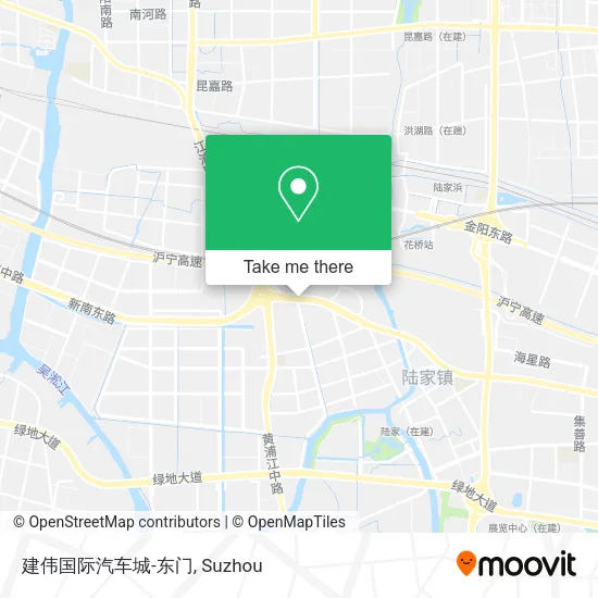 建伟国际汽车城-东门 map