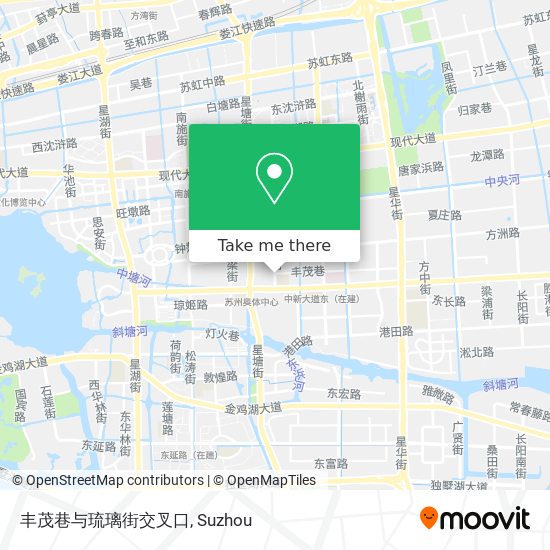 丰茂巷与琉璃街交叉口 map