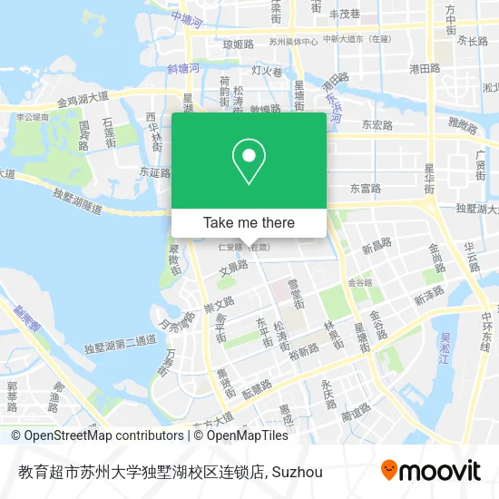 教育超市苏州大学独墅湖校区连锁店 map