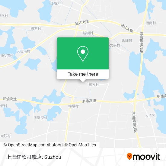 上海红欣眼镜店 map
