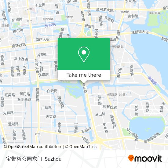 宝带桥公园东门 map