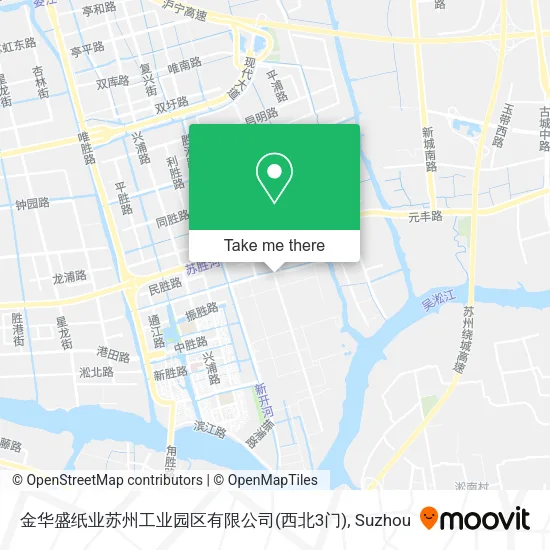 金华盛纸业苏州工业园区有限公司(西北3门) map