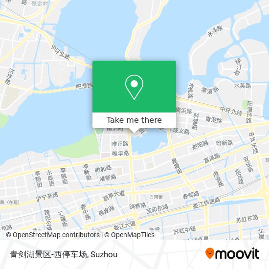 青剑湖景区-西停车场 map