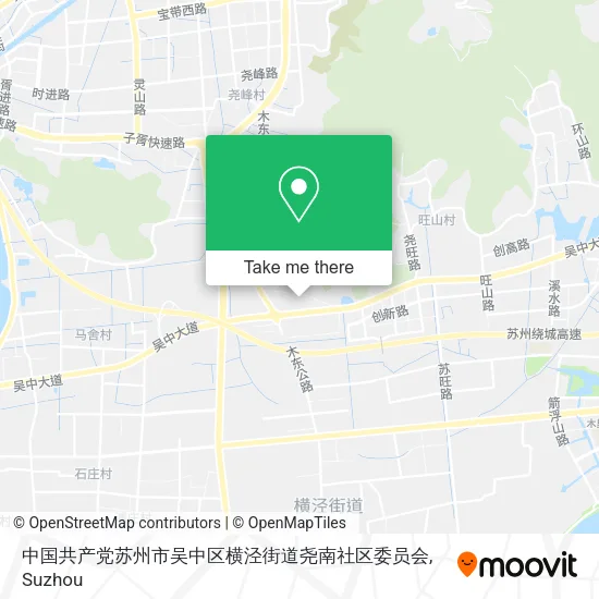 中国共产党苏州市吴中区横泾街道尧南社区委员会 map