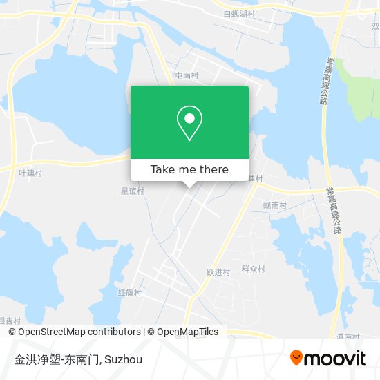 金洪净塑-东南门 map