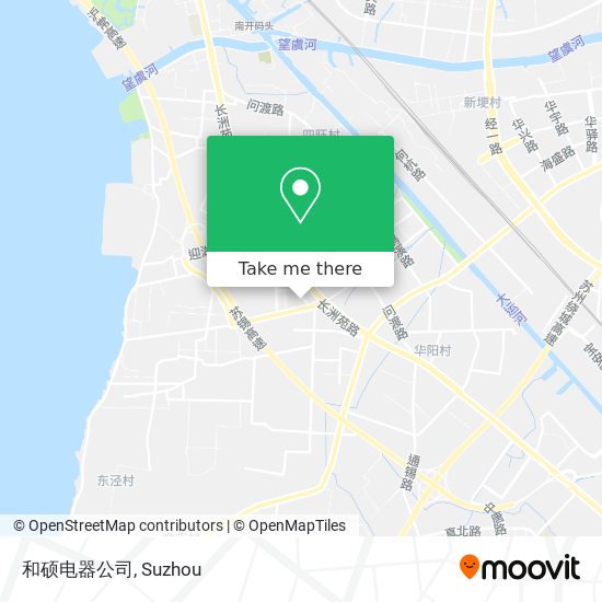 和硕电器公司 map