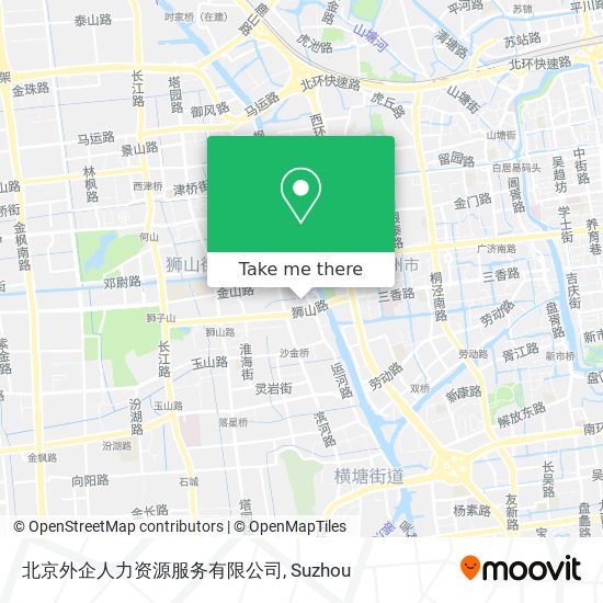 北京外企人力资源服务有限公司 map