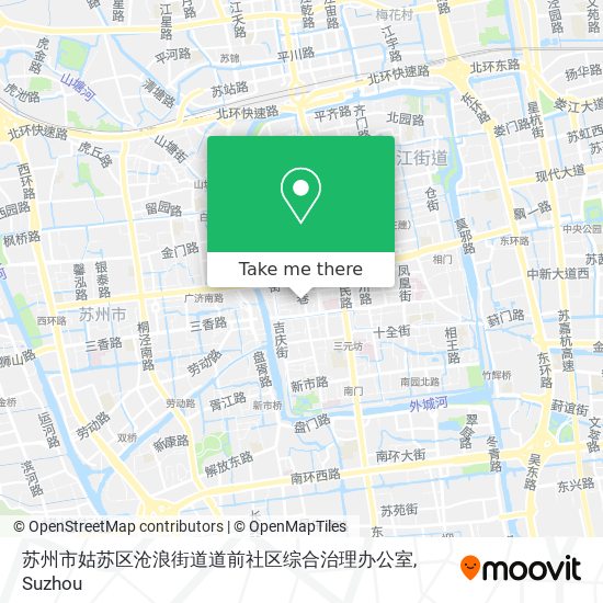 苏州市姑苏区沧浪街道道前社区综合治理办公室 map