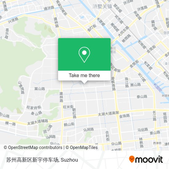 苏州高新区新宇停车场 map