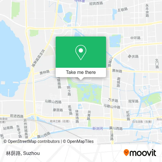 林荫路 map