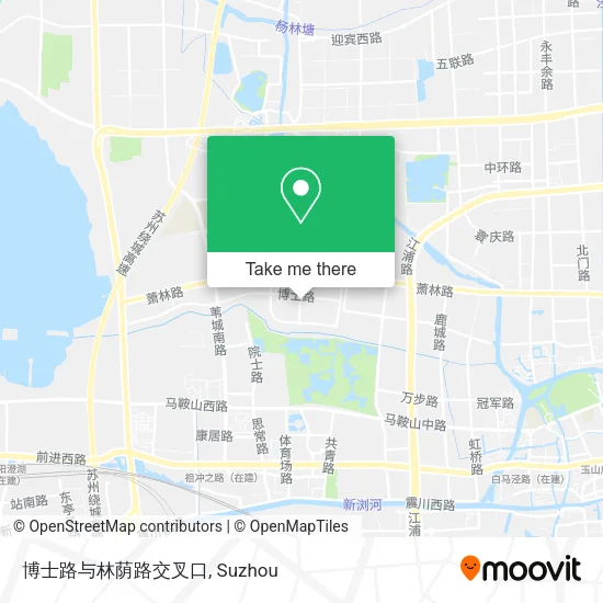博士路与林荫路交叉口 map