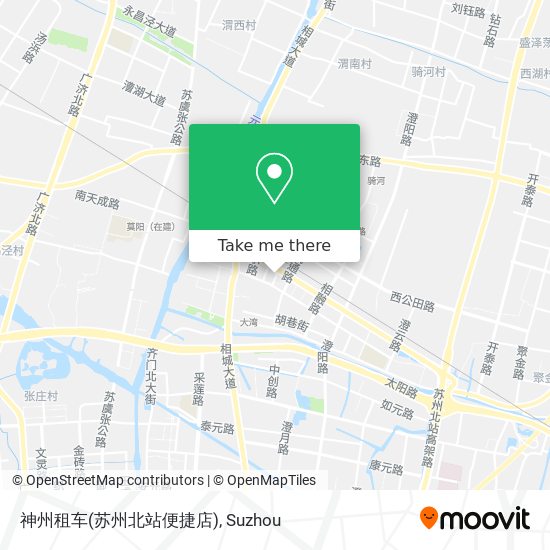 神州租车(苏州北站便捷店) map