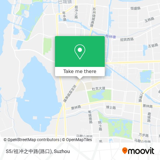 S5/祖冲之中路(路口) map