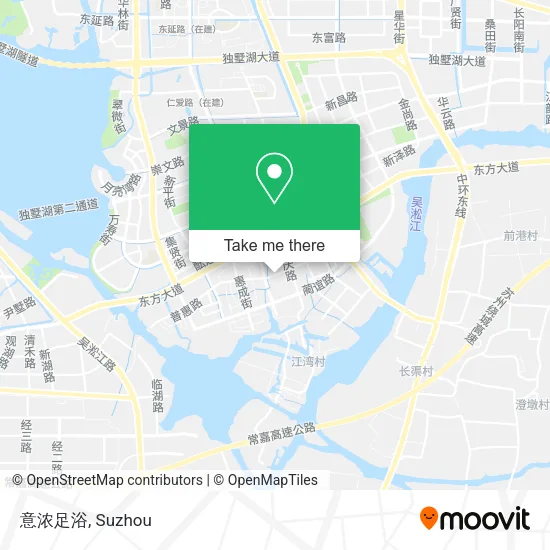 意浓足浴 map