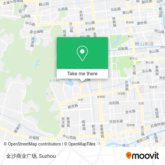 金沙商业广场 map