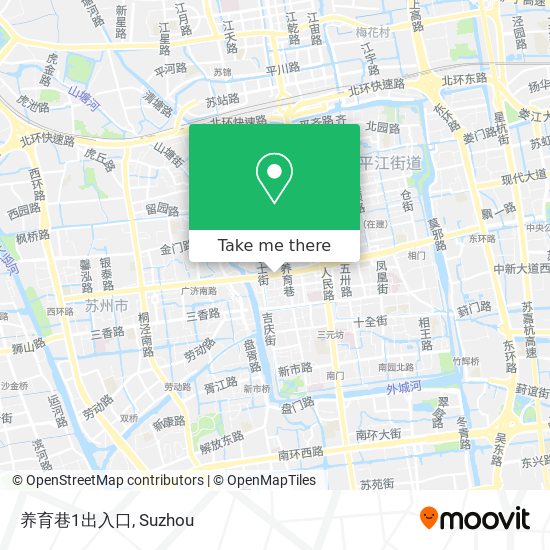 养育巷1出入口 map