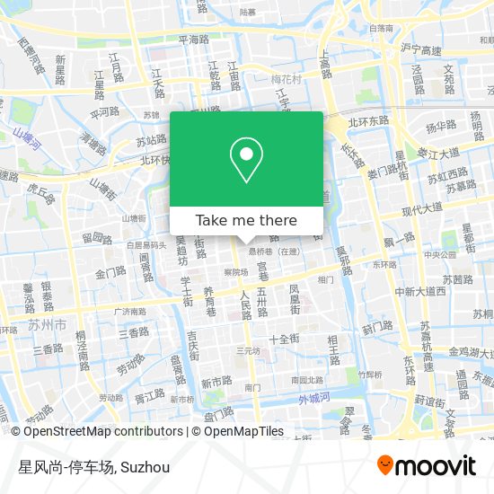 星风尚-停车场 map