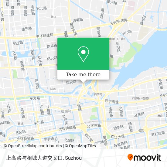 上高路与相城大道交叉口 map