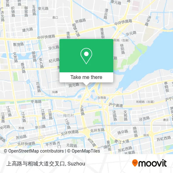 上高路与相城大道交叉口 map