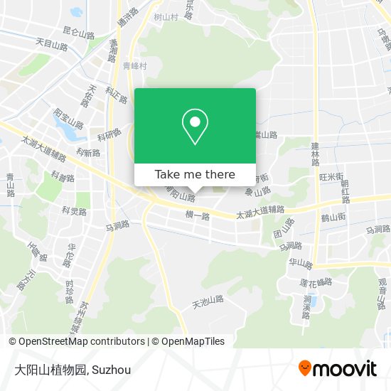 大阳山植物园 map