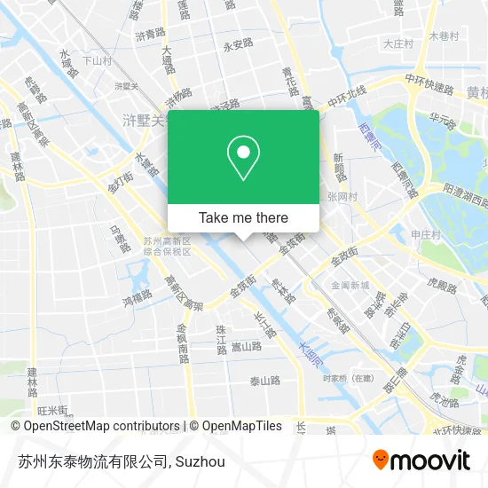 苏州东泰物流有限公司 map