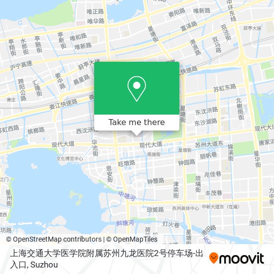 上海交通大学医学院附属苏州九龙医院2号停车场-出入口 map
