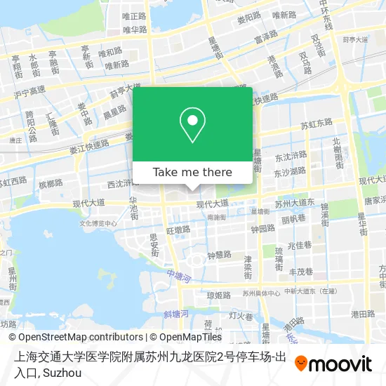 上海交通大学医学院附属苏州九龙医院2号停车场-出入口 map
