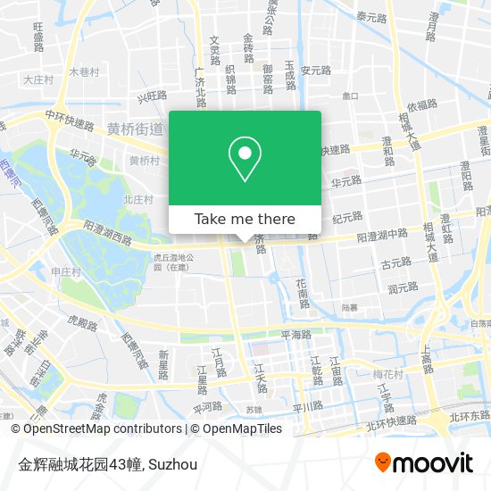 金辉融城花园43幢 map