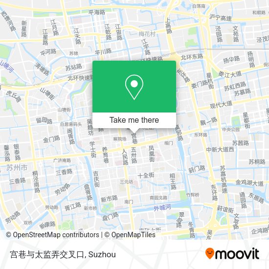 宫巷与太监弄交叉口 map