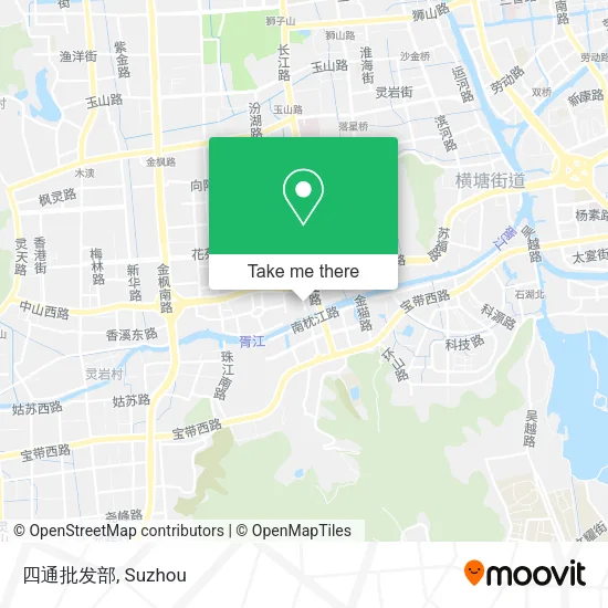 四通批发部 map