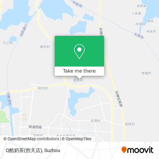 Q酷奶茶(胜天店) map