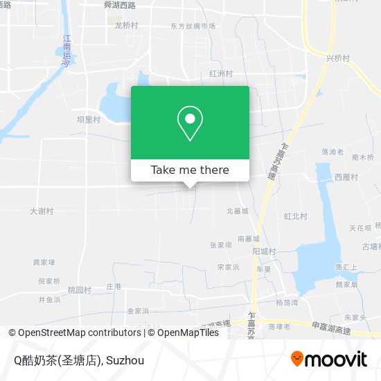 Q酷奶茶(圣塘店) map